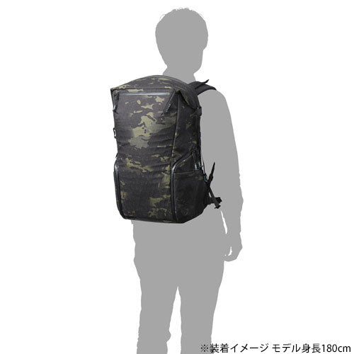 ハクバ SLX-FRBP28BC LUXXe(ラグゼ) フィールド ロールトップバックパック 28 カメラバッグ ブラックカモ