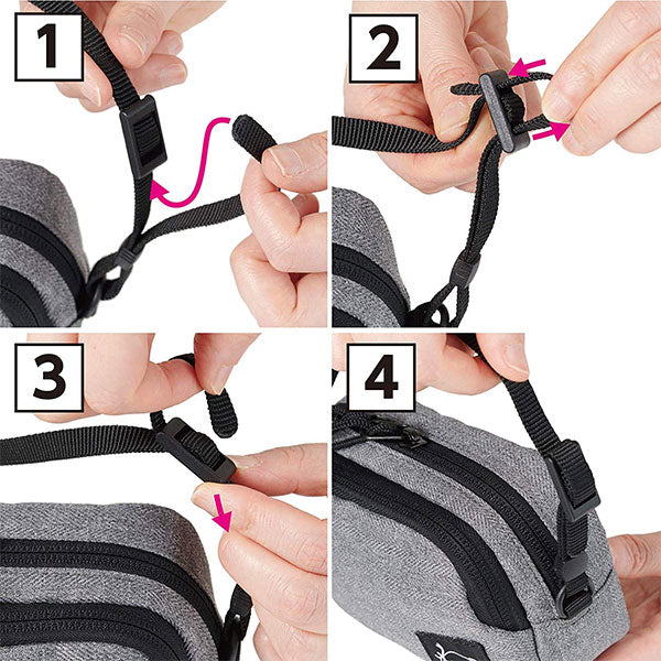 ハクバ SCH-HDMPMHG Chululu(チュルル) ホリデイ マルチポーチ M ヘザーグレー