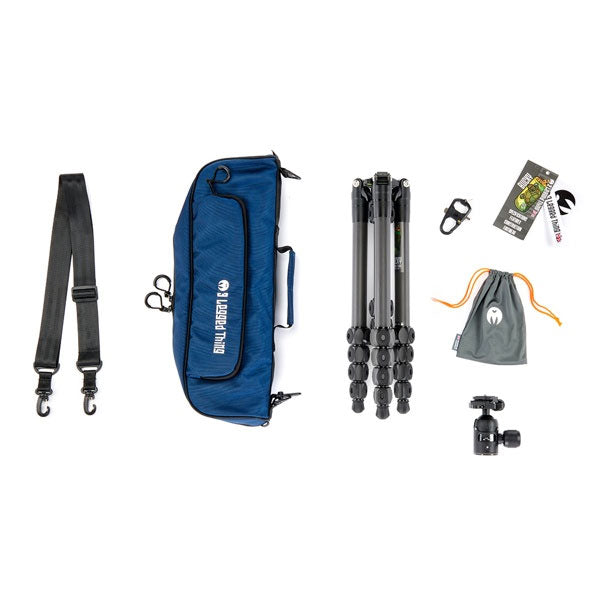 スリーレッグドシング BUCKYKITDARK レジェンズ バッキー&エアヘッドビュー カーボン三脚+自由雲台キットダークネス