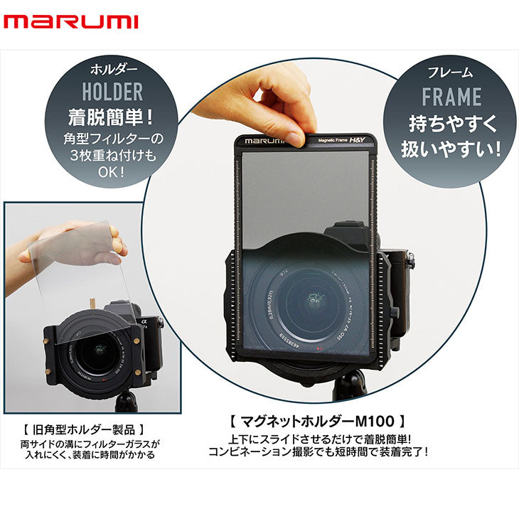 マルミ光機 100×150 Center GND8 角型フィルター