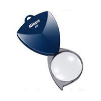 ニコン ニューポケットタイプルーペ 12D ミッドナイトブルー