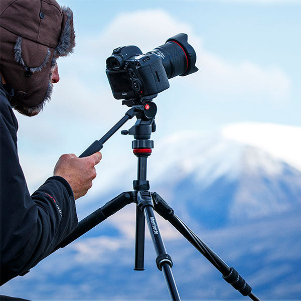 《2年延長保証付》 マンフロット MVKBFRT-LIVE befree live アルミニウムT三脚ビデオ雲台キット