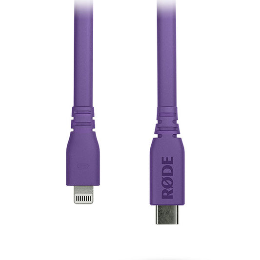 RODE SC19-PU USB-C - Lightningケーブル 1.5m パープル