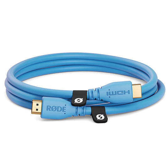 RODE HDMICABLE1.5M-B HDMIケーブル 4K60p/18Gbps HDMI2.0対応 1.5m ブルー