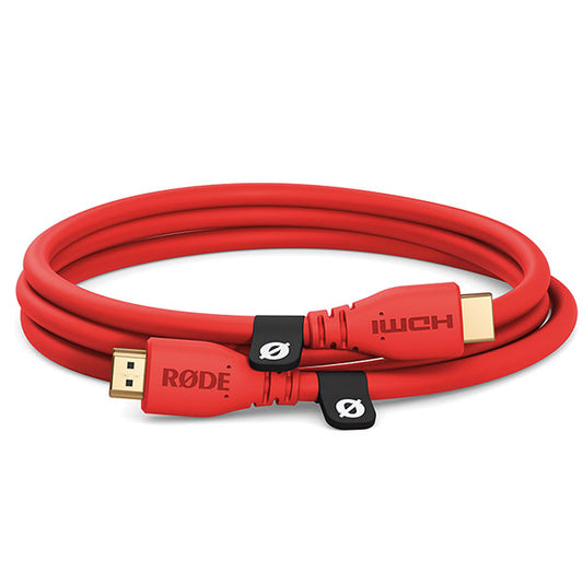 RODE HDMICABLE1.5M-R HDMIケーブル 4K60p/18Gbps HDMI2.0対応 1.5m レッド