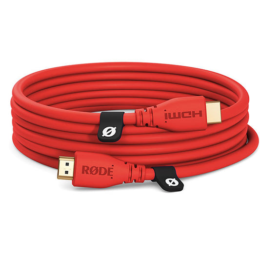 RODE HDMICABLE3M-R HDMIケーブル 4K60p/18Gbps HDMI2.0対応 3m レッド