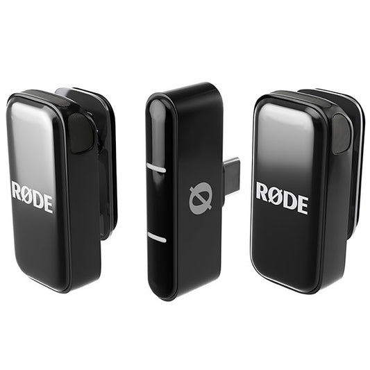 RODE Wireless Micro ワイヤレスマイクロ  iPhone/Android対応 超小型ワイヤレスマイク USB-C接続 WIMICROC ブラック