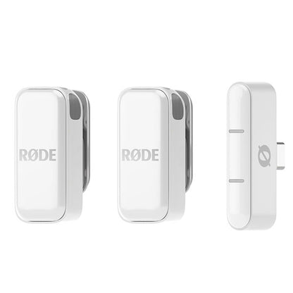 RODE Wireless Micro ワイヤレスマイクロ iPhone/Android対応 超小型ワイヤレスマイク USB-C接続 WIMICROCW ホワイト