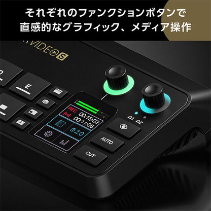 RODE CASTER VIDEO S ロードキャスタービデオS RCVS HDMIビデオスイッチャー ブラック