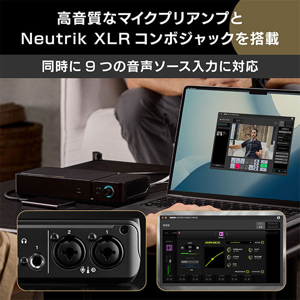 RODE RCVCORE ロードキャスター ビデオ コア ブラック HDMIビデオスイッチャー