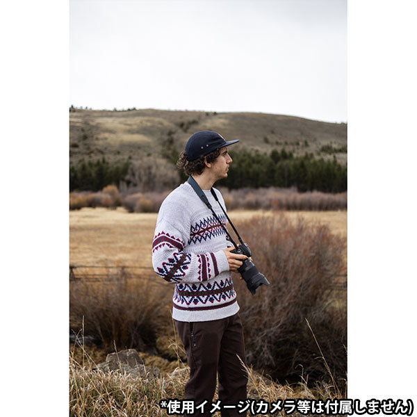 オプテック E-Zコンフォートストラップ カメラストラップ チャコール