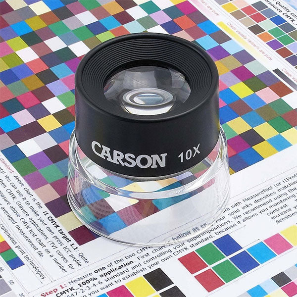 エツミ スタンドルーペ カーソン CARSON-LL-10 10倍スタンドマグニファイア 拡大鏡
