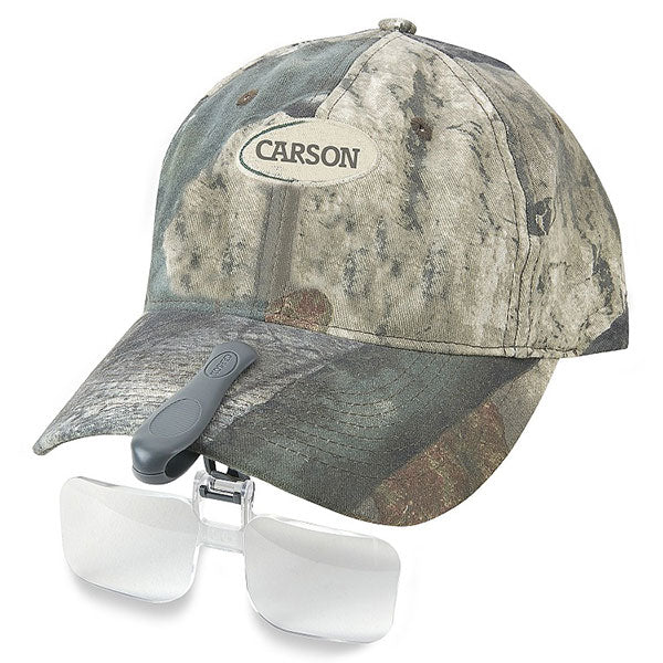 エツミ カーソン CARSON-VM-10 1.75倍 帽子用クリップオン +3.00度ディオプター 拡大鏡 ルーペ