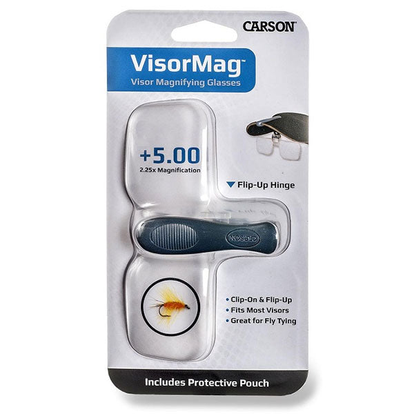 エツミ カーソン CARSON-VM-14 2.25倍 帽子用クリップオン +5.00度ディオプター 拡大鏡 ルーペ