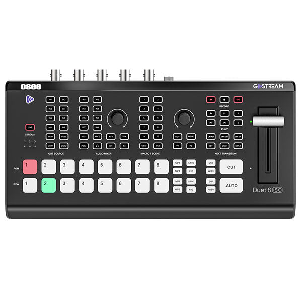 Osee GoStream Duet 8 ISO SDI対応 8チャンネル ストリーミングスイッチャー