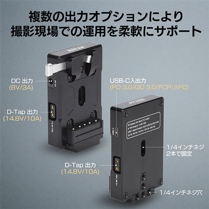Osee N21-D8A Nitze Vマウント バッテリープレート