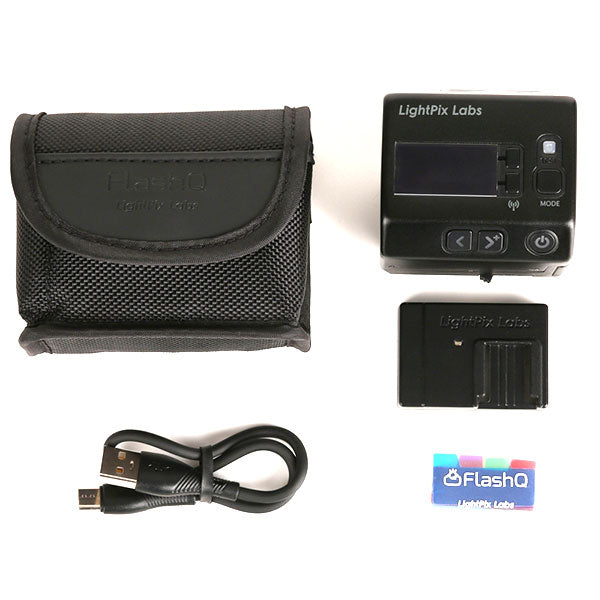 LightPix Labs フラッシュQ FM2 小型クリップオンフラッシュ GN20 ブラック