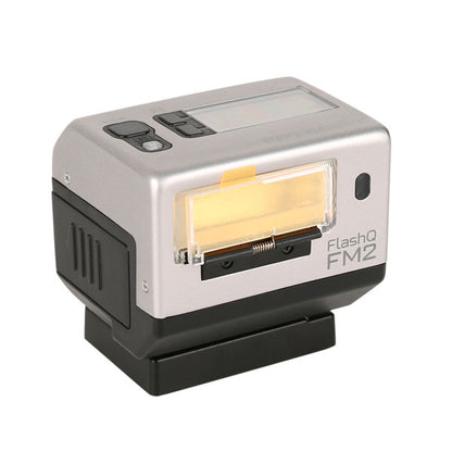 LightPix Labs フラッシュQ FM2 小型クリップオンフラッシュ GN20 シルバー