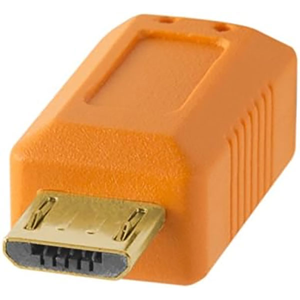 テザーツールズ CU5430-ORG テザープロ USBケーブル USB 2.0 to Micro-B 5-Pin 4.6m オレンジ