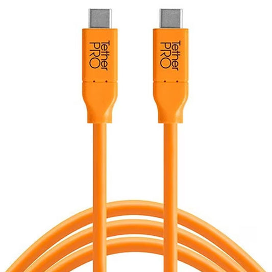 テザーツールズ CUC10-ORG テザープロ USBケーブル USB-C to USB-C 3m オレンジ