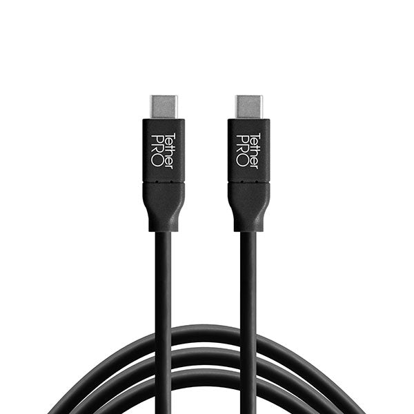 テザーツールズ CUC15-BLK テザープロ USBケーブル USB-C to USB-C 4.6m ブラック