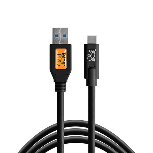テザーツールズ CUC3215-BLK テザープロ USBケーブル USB 3.0 to USB-C 4.6m ブラック