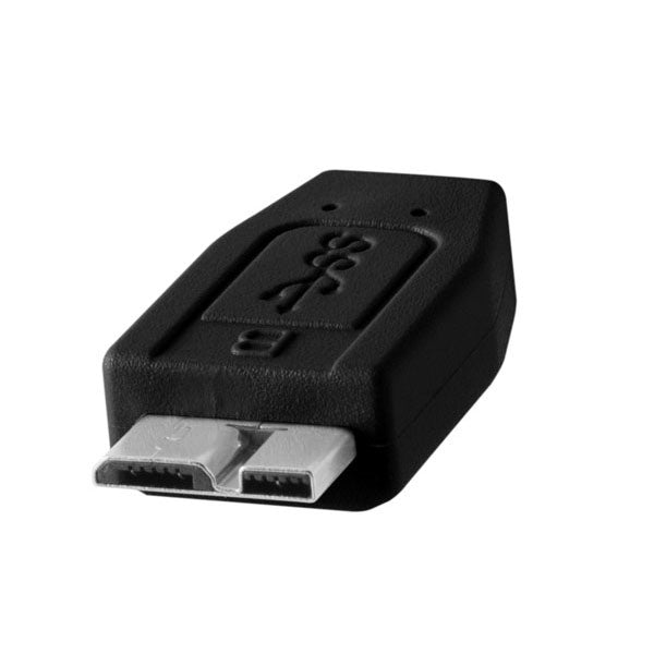 テザーツールズ CUC3315-BLK テザープロ USBケーブル USB-C to 3.0 Micro-B 4.6m ブラック