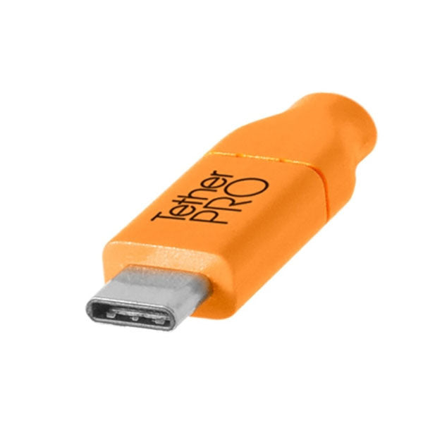 テザーツールズ CUC2515-ORG テザープロ USBケーブル USB-C to 2.0 Micro-B 5-Pin 4.6m オレンジ