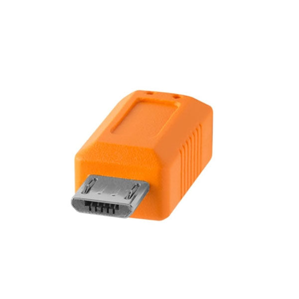 テザーツールズ CUC2515-ORG テザープロ USBケーブル USB-C to 2.0 Micro-B 5-Pin 4.6m オレンジ
