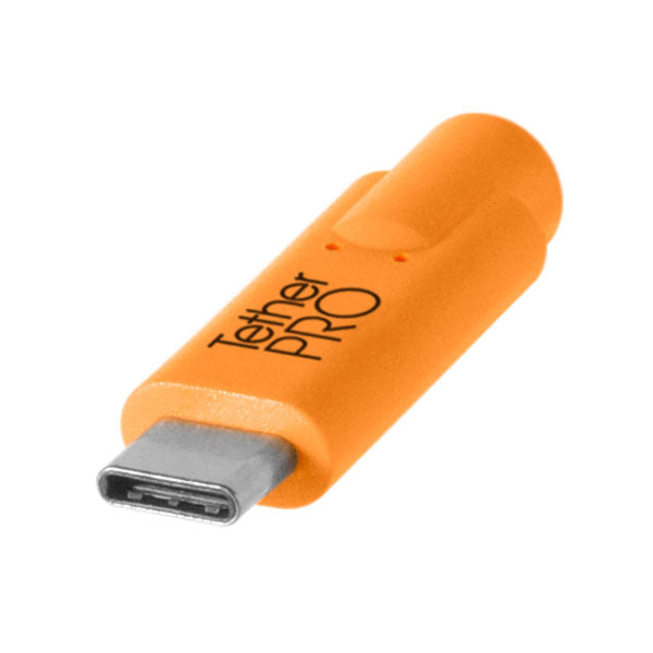テザーツールズ CUCA415-ORG テザープロ USBケーブル USB-C to USB-A Female Adapter 4.6m オレンジ