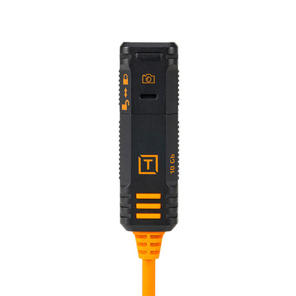 テザーツールズ TBP3G2-ORG テザープロ オプティマ 10G USB-Cロッキングエクステンションケーブル 4.8m オレンジ ※ご注文後、約1.5ヶ月かかります