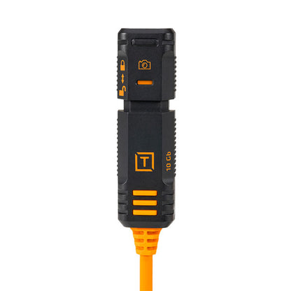 テザーツールズ TBP3G2-ORG テザープロ オプティマ 10G USB-Cロッキングエクステンションケーブル 4.8m オレンジ ※ご注文後、約1.5ヶ月かかります