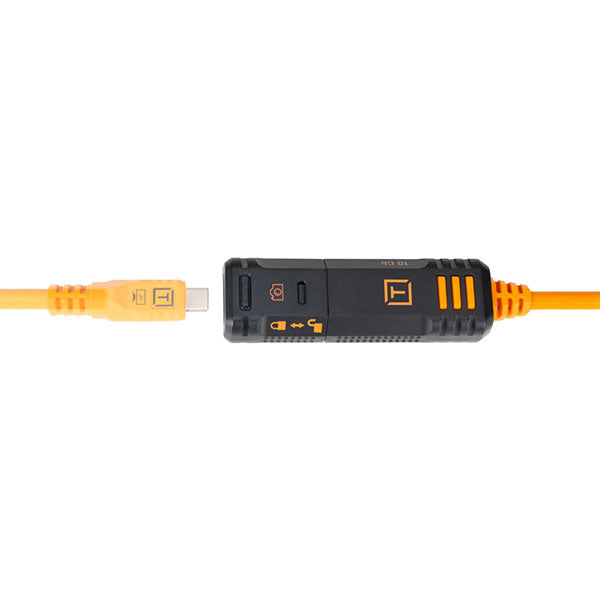 テザーツールズ TBP3G2-ORG テザープロ オプティマ 10G USB-Cロッキングエクステンションケーブル 4.8m オレンジ ※ご注文後、約1.5ヶ月かかります