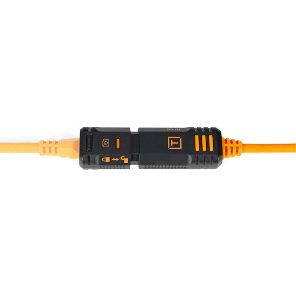テザーツールズ TBP3G2-ORG テザープロ オプティマ 10G USB-Cロッキングエクステンションケーブル 4.8m オレンジ ※ご注文後、約1.5ヶ月かかります