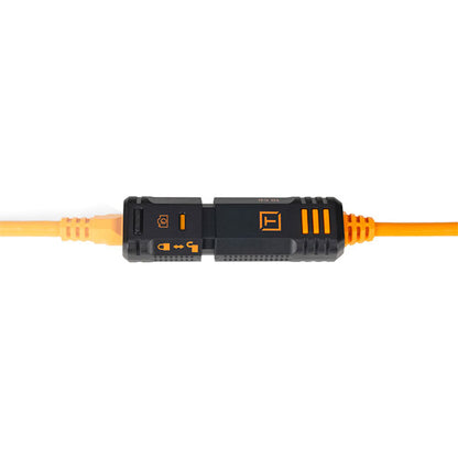 テザーツールズ TBP3G2-ORG テザープロ オプティマ 10G USB-Cロッキングエクステンションケーブル 4.8m オレンジ ※ご注文後、約1.5ヶ月かかります