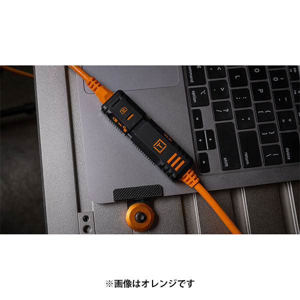 テザーツールズ TBP3G2-BLK テザープロ オプティマ 10G USB-Cロッキングエクステンションケーブル 4.8m ブラック