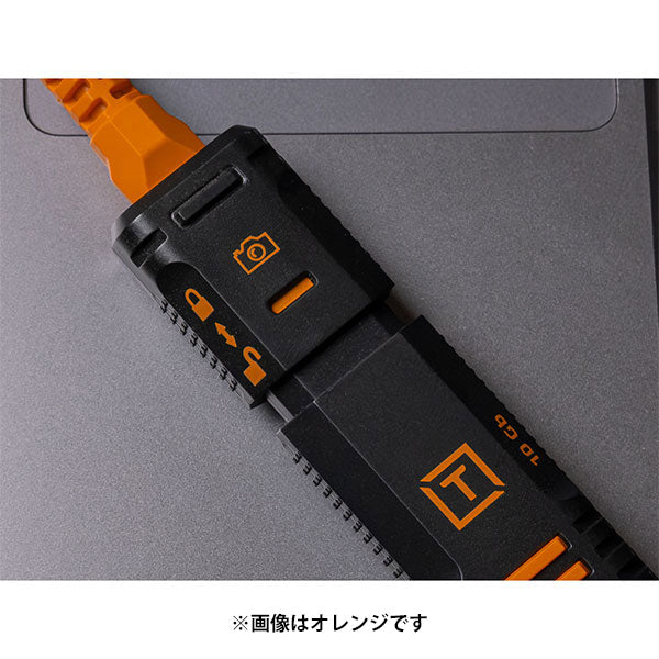 テザーツールズ TBP3G2-BLK テザープロ オプティマ 10G USB-Cロッキングエクステンションケーブル 4.8m ブラック