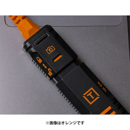 テザーツールズ TBP3G2-BLK テザープロ オプティマ 10G USB-Cロッキングエクステンションケーブル 4.8m ブラック