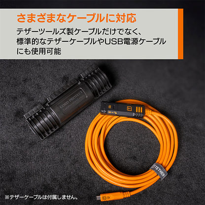 テザーツールズ TGWL コードプロテクトウェザライザー ブラック ※欠品：ご注文後、約1.5ヶ月かかります