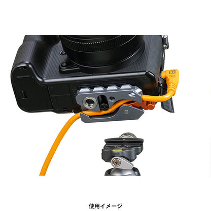 《8月21日発売予定》 テザーツールズ TG-LLPLUS テザーガード レバーロックプラス トライポッド プレート シルバー/オレンジ 【予約】