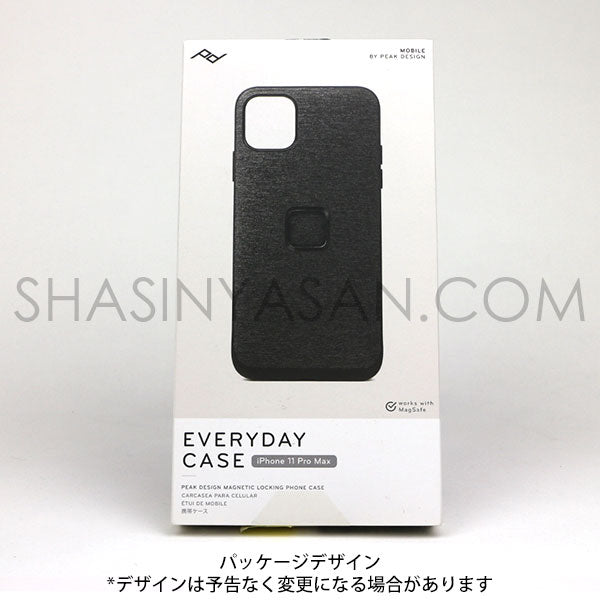 ピークデザイン M-MC-AC-CH-1 iPhone 11 Pro Max専用 エブリデイ ケース チャコール