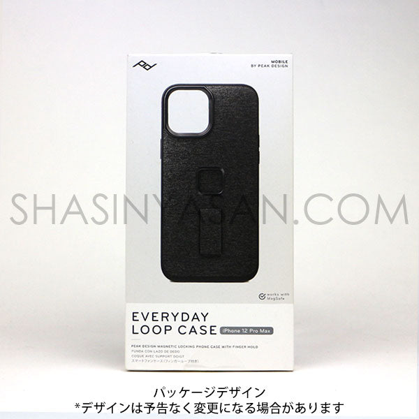 ピークデザイン M-LC-AG-CH-1 iPhone 12 Pro Max専用 エブリデイ ループ ケース チャコール