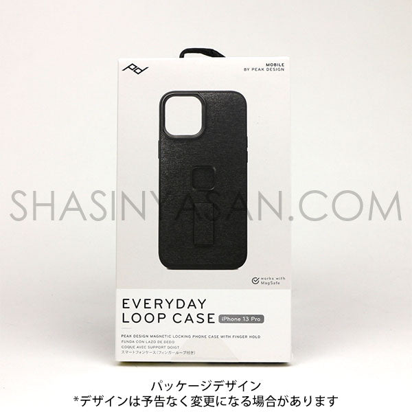 ピークデザイン M-LC-AR-CH-1 iPhone 13 Pro専用 エブリデイ ループ ケース チャコール
