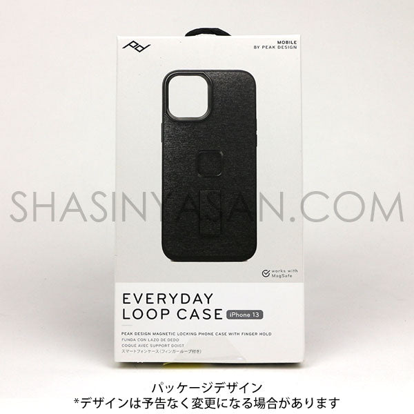 ピークデザイン M-LC-AQ-CH-1 iPhone 13専用 エブリデイ ループ ケース チャコール