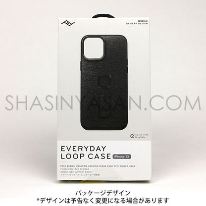 ピークデザイン M-LC-AQ-CH-1 iPhone 13専用 エブリデイ ループ ケース チャコール