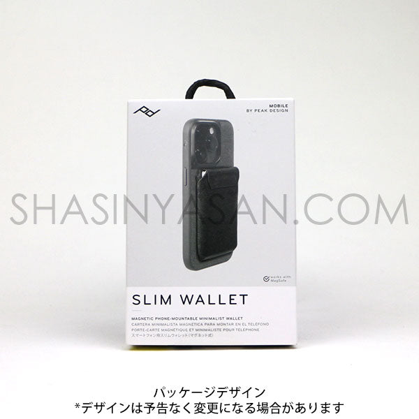 ピークデザイン M-WA-AA-CH-1 スリム ウォレット チャコール
