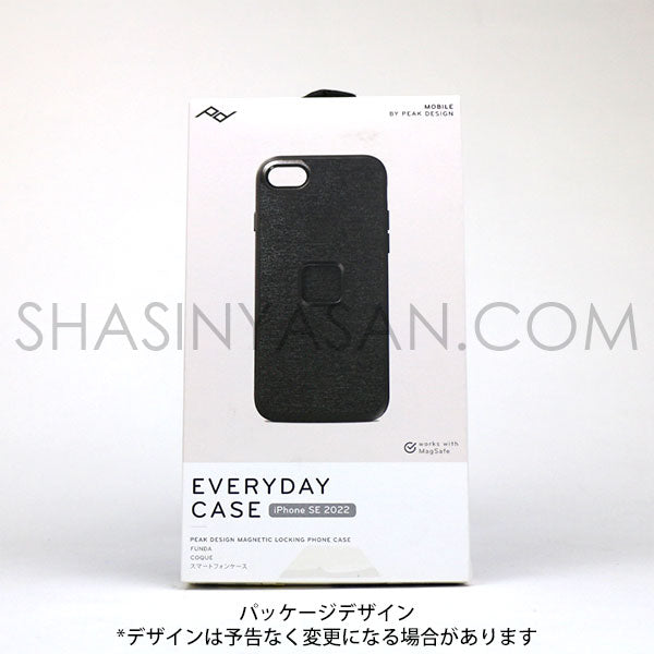ピークデザイン M-MC-AW-CH-1 iPhone SE（第3世代）専用 エブリデイ ケース チャコール