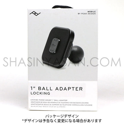 ピークデザイン M-MM-AD-BK-1 ロッキング 1インチ ボール アダプター ハードロック対応