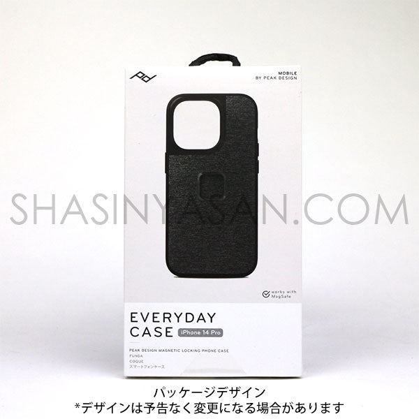ピークデザイン M-MC-BB-CH-1 iPhone14 Pro専用 エブリデイ ケース チャコール
