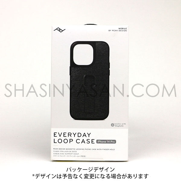 ピークデザイン M-LC-BB-CH-1 iPhone14 Pro専用 エブリデイ ループ ケース チャコール